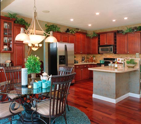Decorating Above Kitchen Cabinets, Fake Greenery Above Kitchen Cabinets