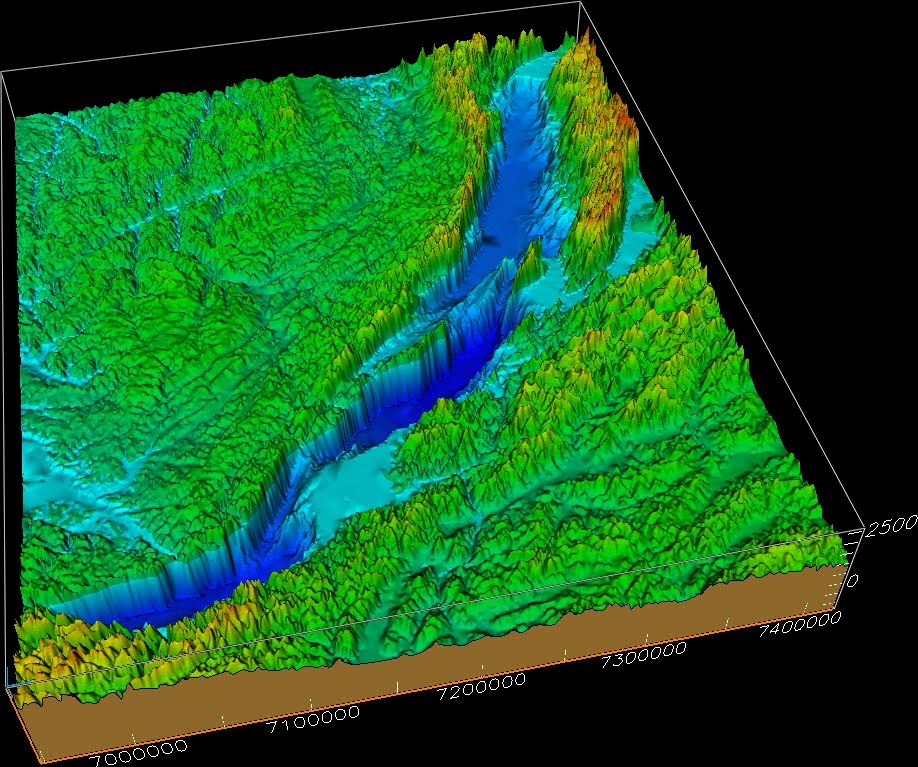 Pools and riffles: Map Monday 19: Bathymetry of Lake Baikal