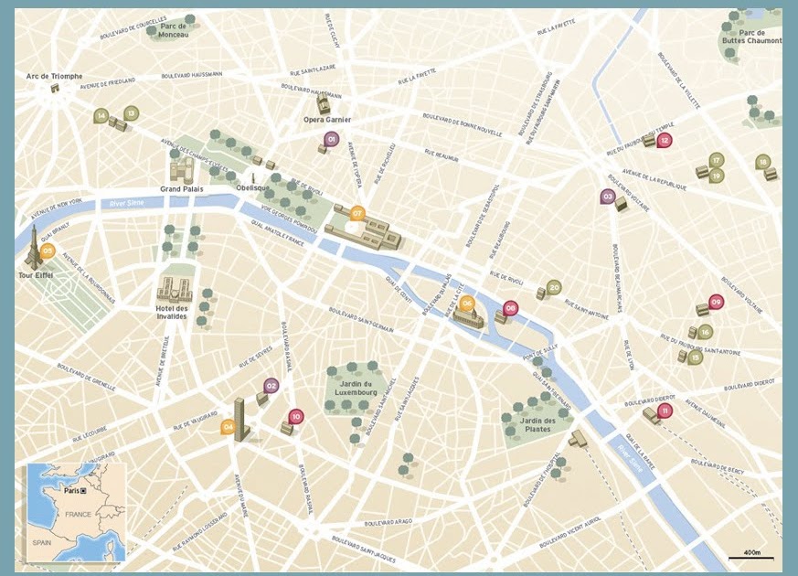 Design Times: City Guide: Maps of Paris & Florence