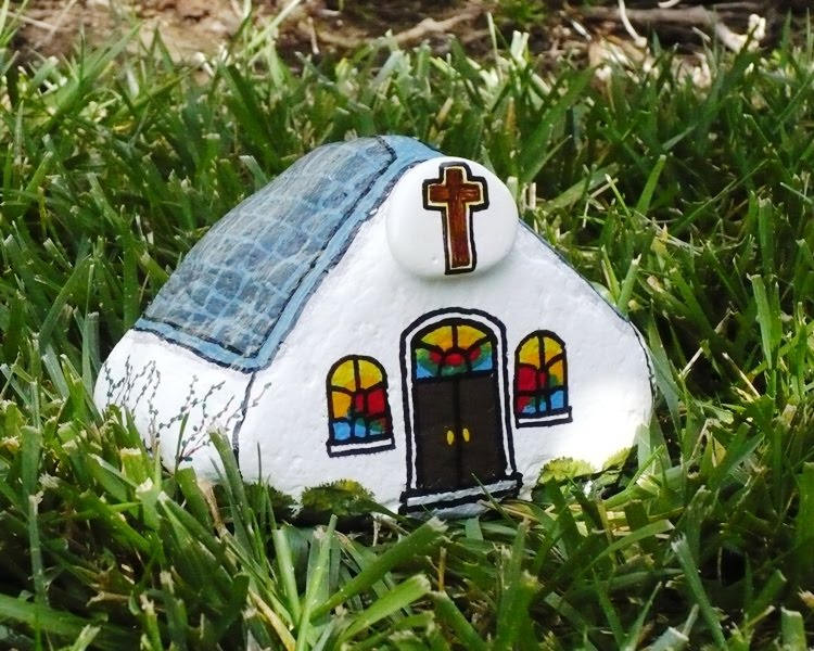 Original Art by Dianne Blanchard: I am now painting rocks! In August ...