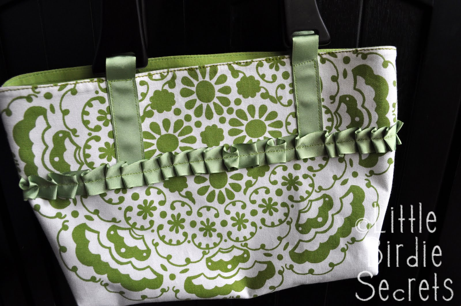 easy ribbon ruffle tutorial Little Birdie Secrets