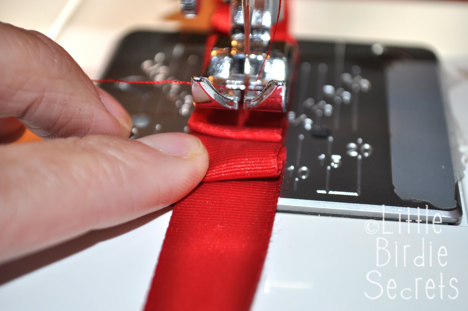 easy ribbon ruffle tutorial Little Birdie Secrets