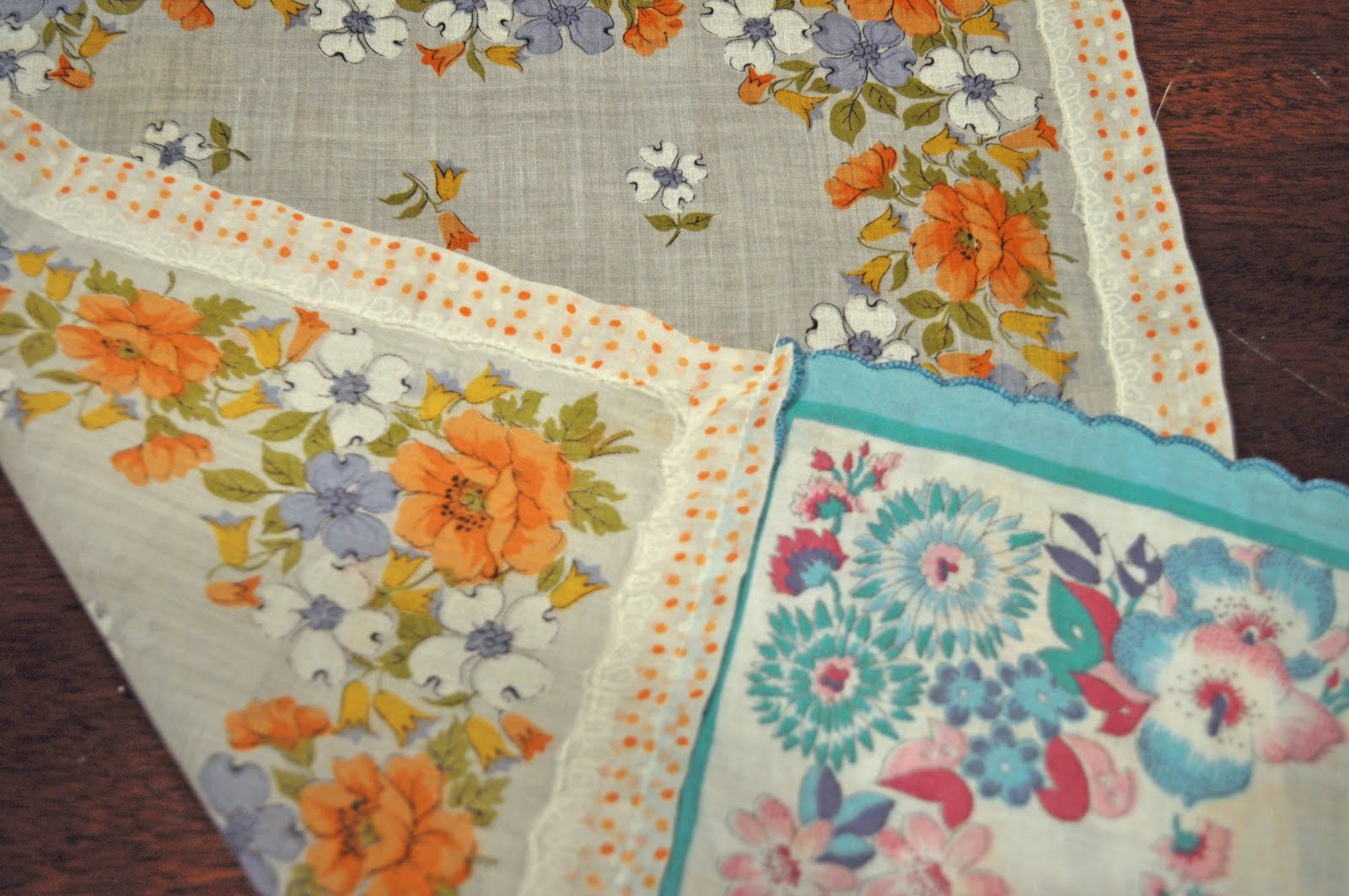 a new look at vintage hankies and doilies Little Birdie Secrets