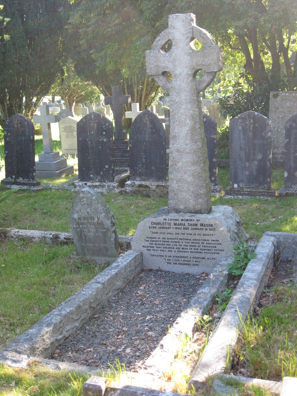 Altered Schoolmarm Ambleside, Charlotte Mason's Grave & Beatrix Potter