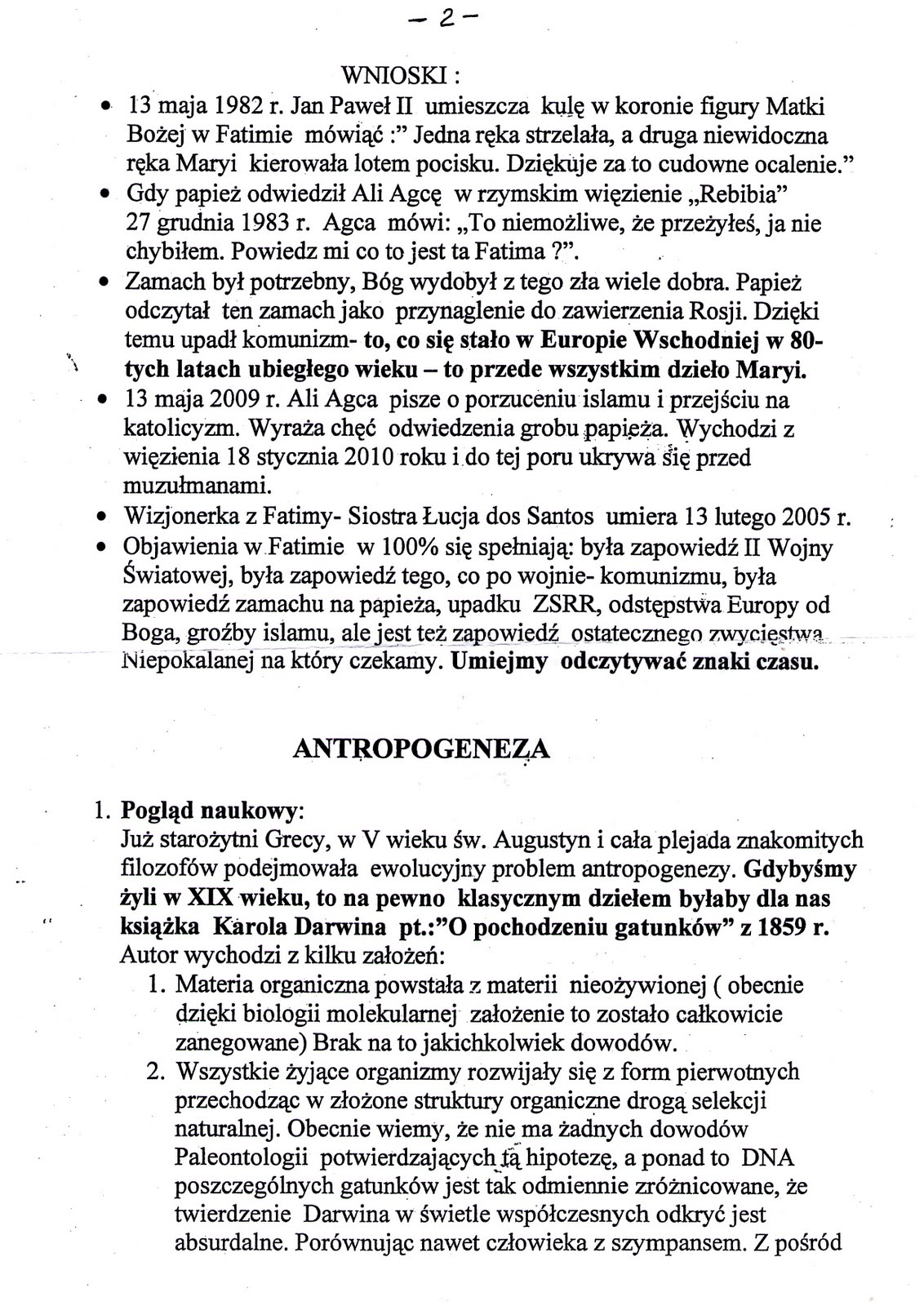 Fantastyczna biologiczno-chemiczna:): Materiały na sprawdzian z religii