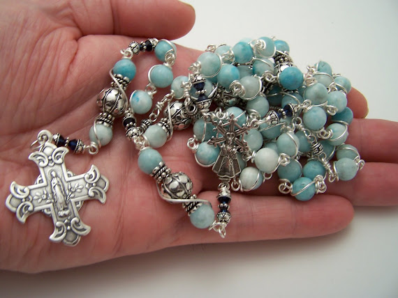 No. 53.  (SOLD) Rosary-Sacred Heart of Jesus/Virgin Mary (NEW)