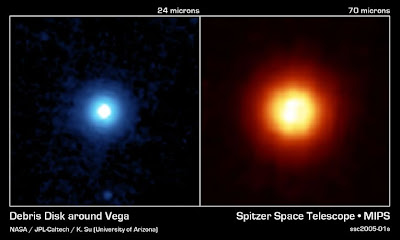 Vega (Alpha Lyrae) por Spitzer