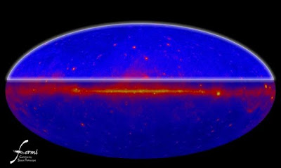 Mapa de fuentes gamma Fermi