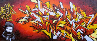 explosion graffiti alphabet people