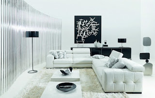 modern living rooms black and white decoration