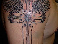 Cross Arm Tattoos For Men