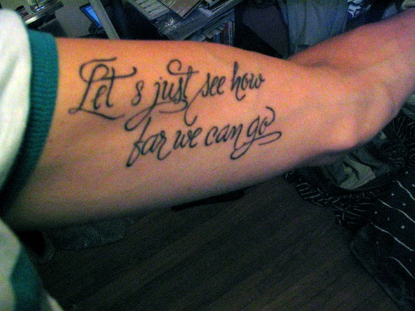 Tattoo script design your own