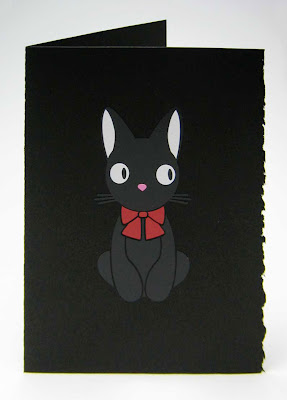 Kiki cat Gigi SVG vinyl greeting card