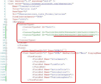 InfoWorker Solutions: List Content Type Fields & Forms: CAML vs Code