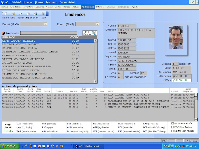 gestion del capital humano : 1.6 INVENTARIO