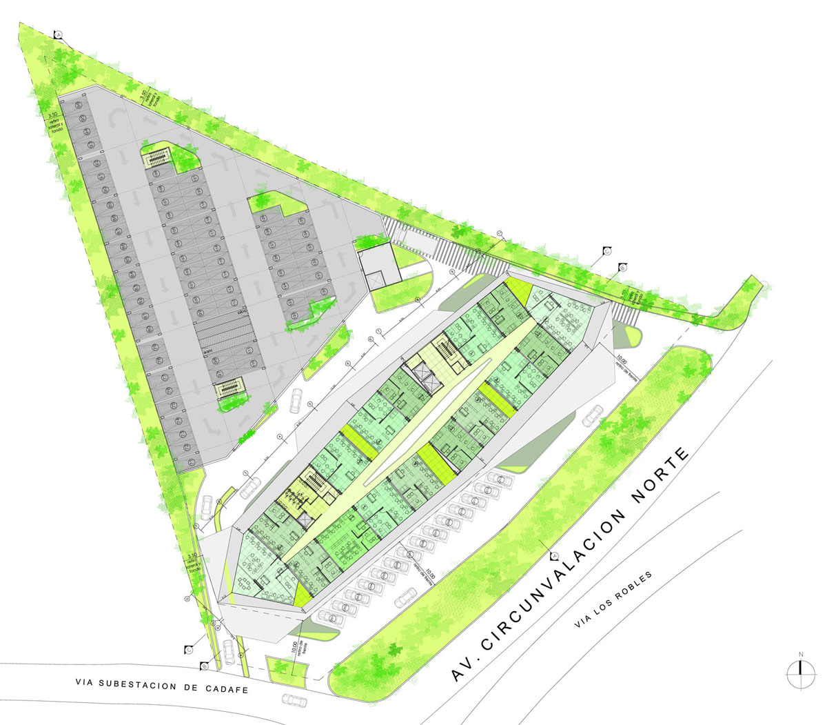 oda - oficina de arquitectura: VectorVerde - edificio de oficinas