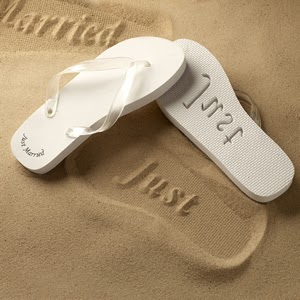kate spade flip flops just married
