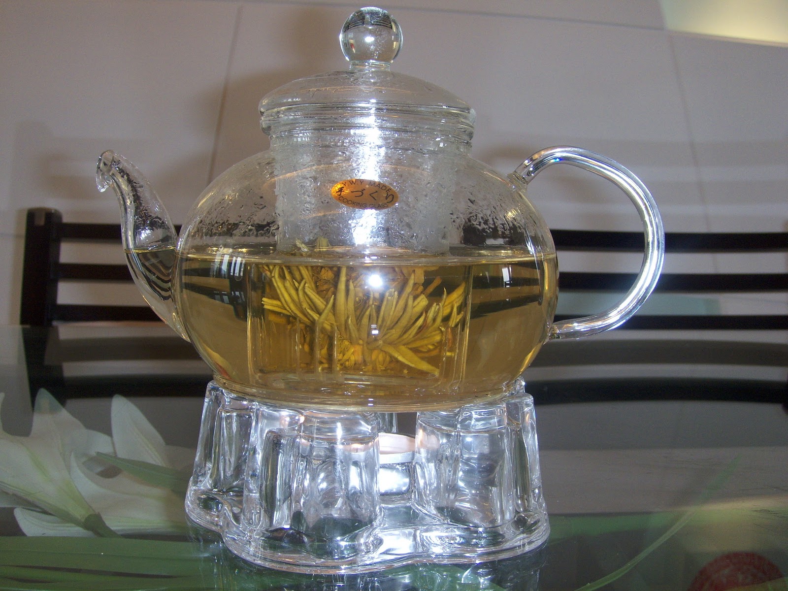 Travelers Who Tea Chinese Jasmine Blooming Flower Tea