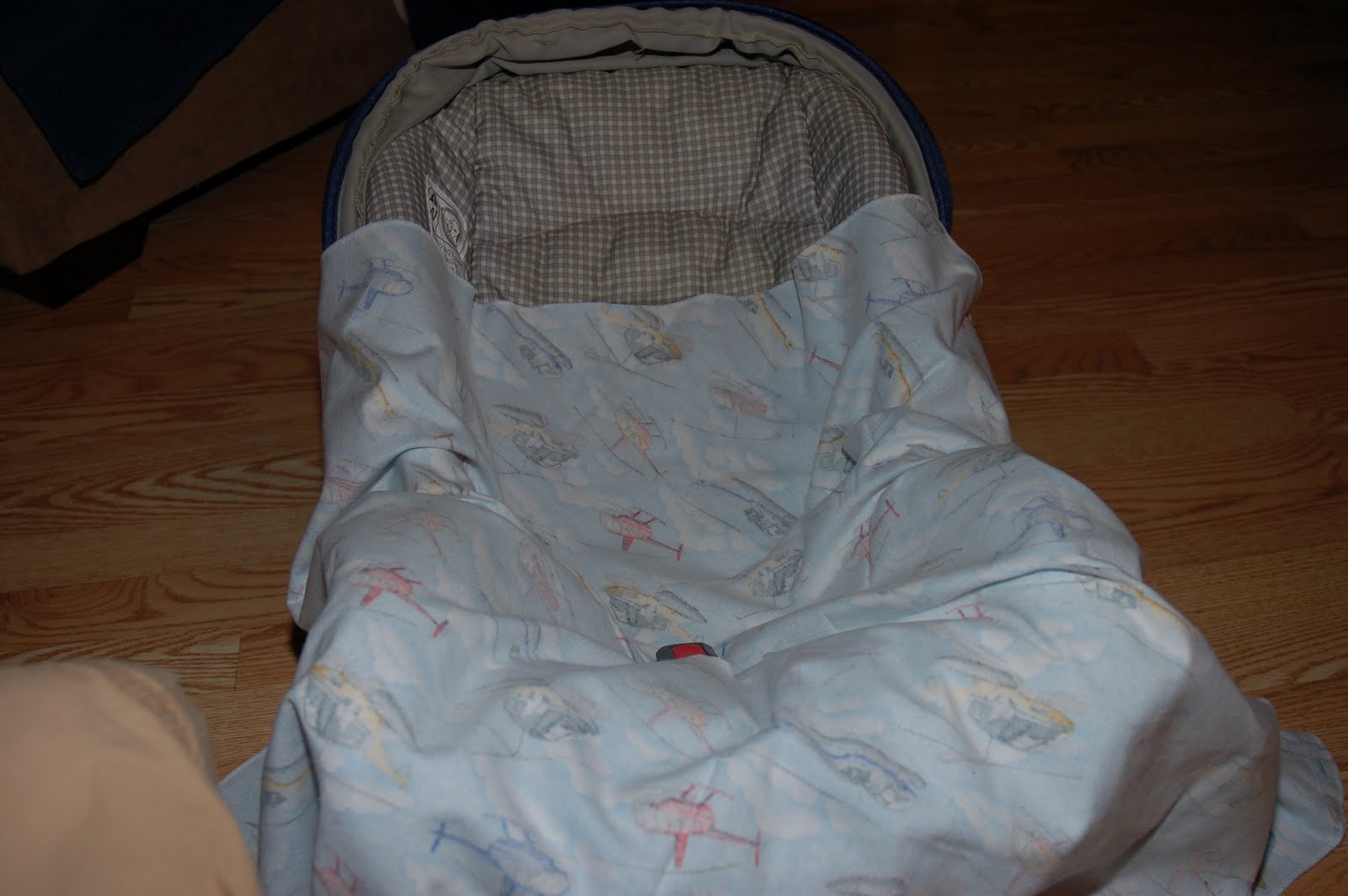 Urban Pioneer Woman Car Seat Swaddle Blanket Tutorial