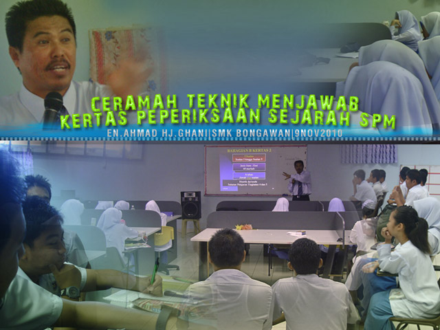 SMK Kota Klias, Beaufort, Sabah: Ceramah teknik menjawab 
