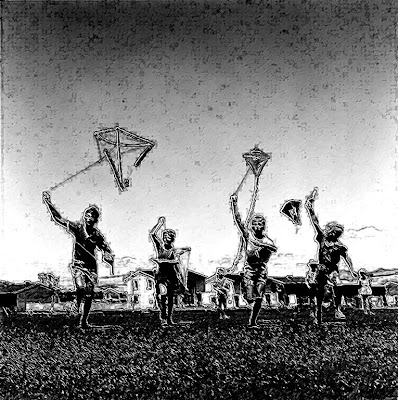 kite gliding flying kite gliding flying