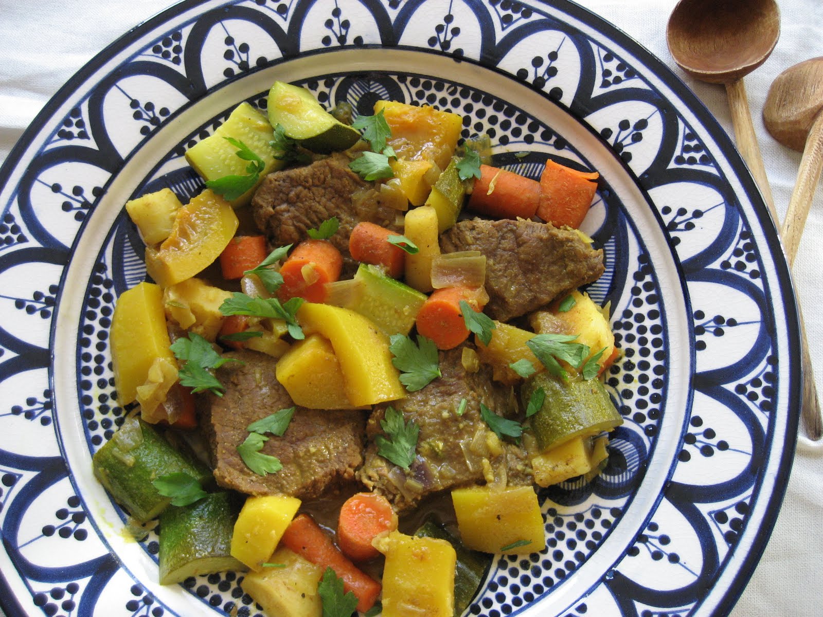 morocco Tajine of Beef with Vegetables
