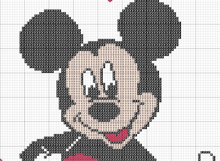 TUDO EM PONTO CRUZ PERSONAGENS DA DISNEY MICKEY E MINNIE TUDO EM PONTO CRUZ PERSONAGENS DA DISNEY MICKEY E MINNIE