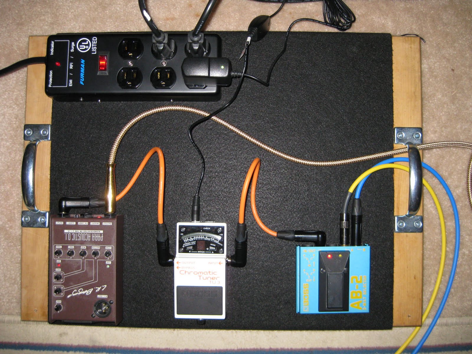 My guitar thinks I'm crazy... Making your own PedalBoard