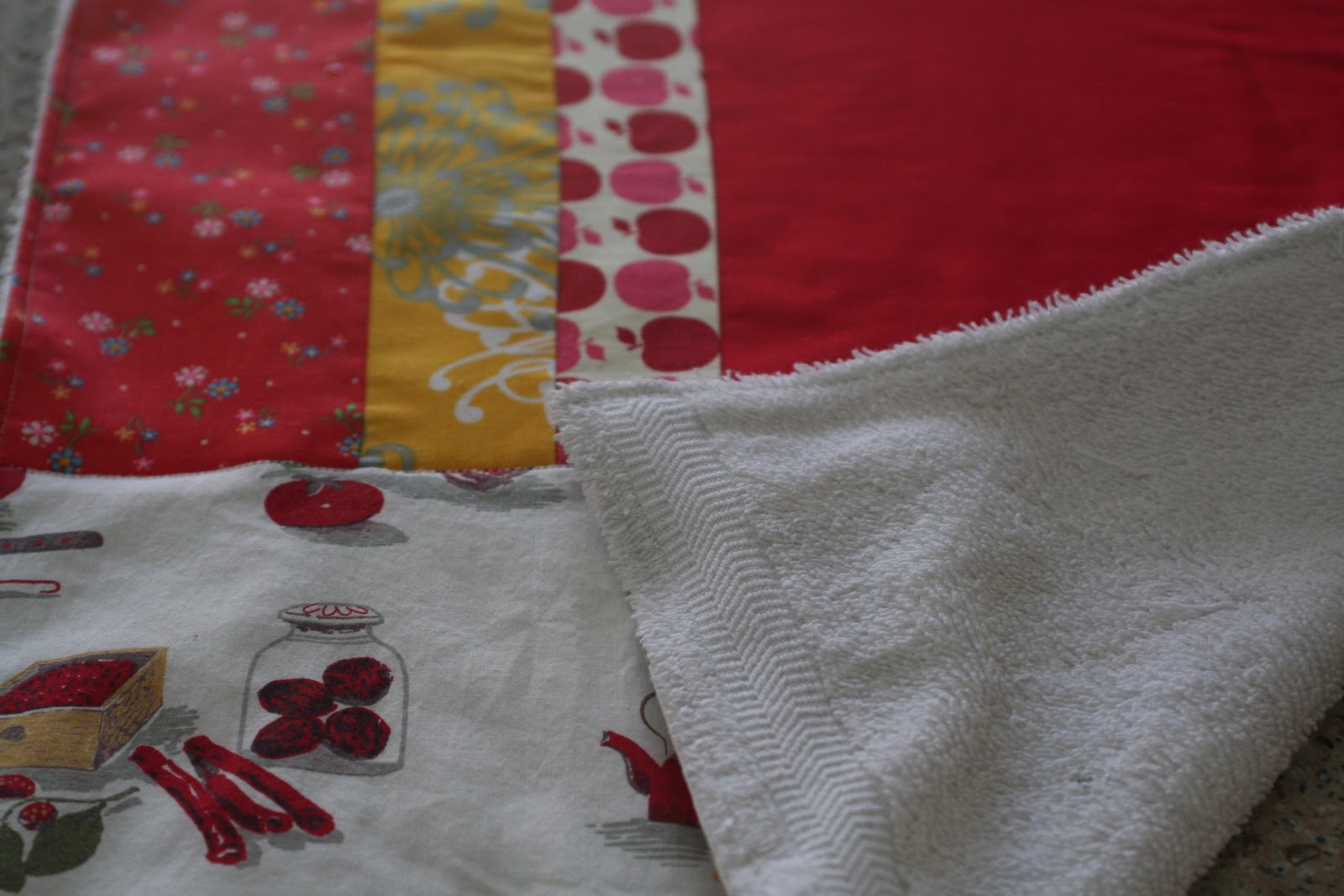 Hippos and Dinosaurs Quilted Dish Mat