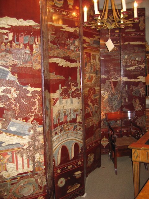 Twelve Panel Chinese Corromandel Screens, mid 1700's