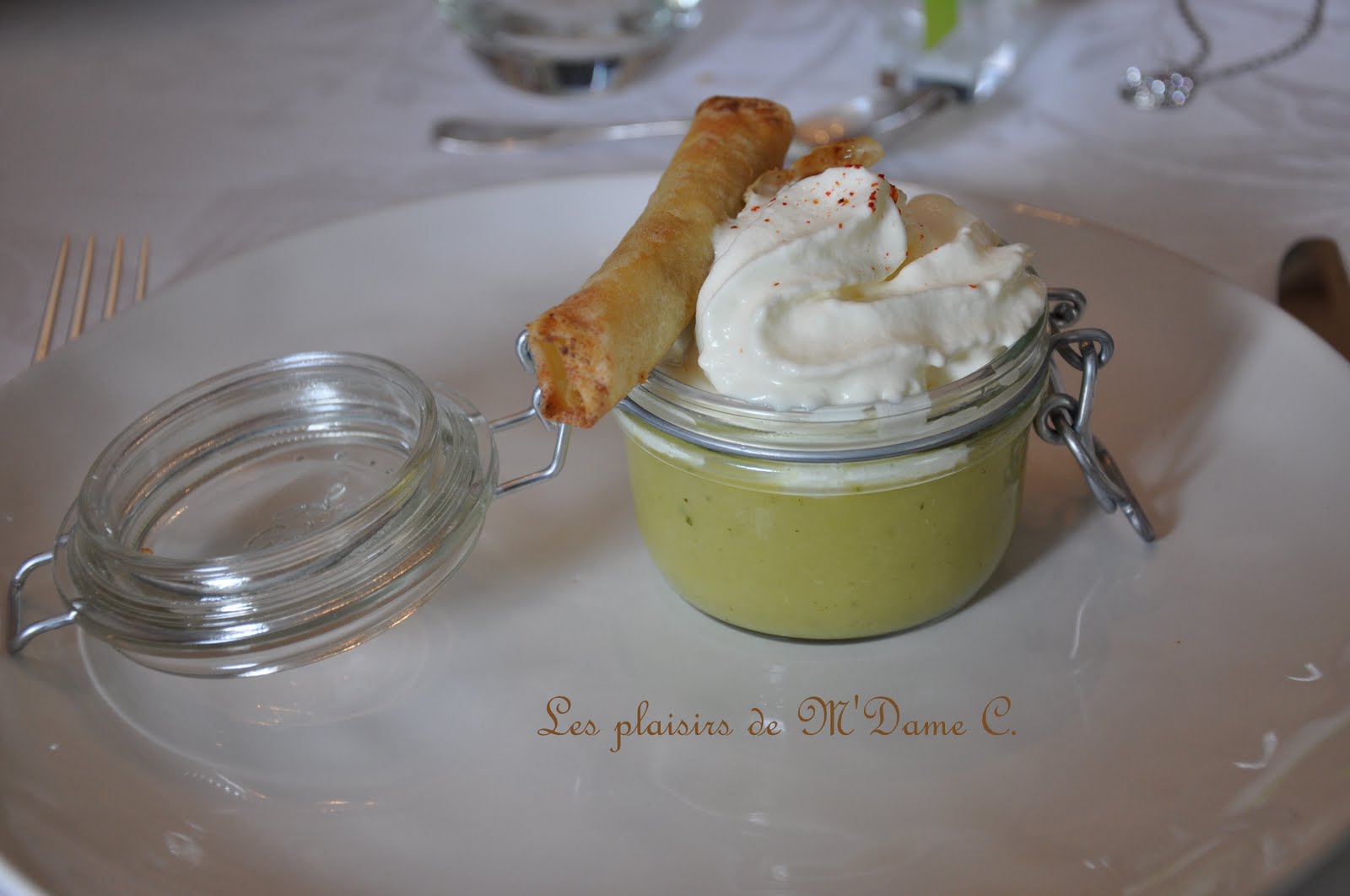 Les plaisirs de M'Dame C.: Soupe froide de courgette ...