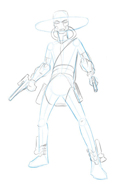 Patrick's Awesome Reviews: How to draw Cad Bane.