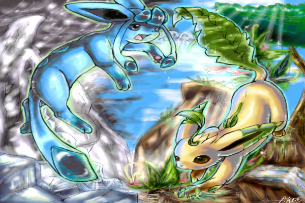 Big puissance de dracaufeu!: givrali et phyllali