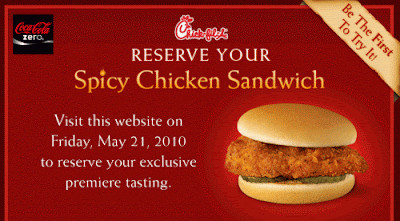 Reserve Your Free Chick-fil-a Spicy Chicken Sandwich