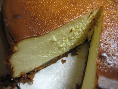 Two Little Red Hens Cheesecake inside