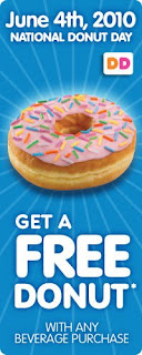Dunkin Donuts National Donut Day - Free Donut