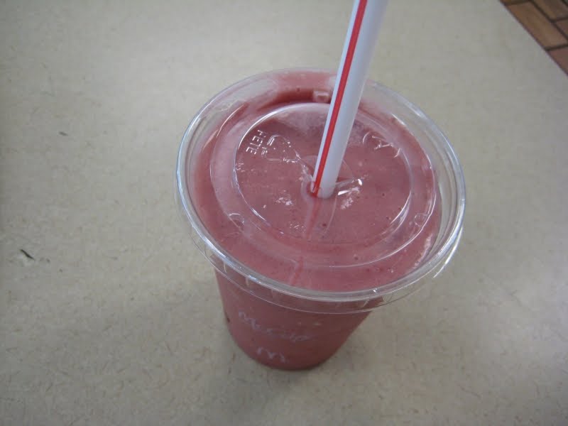 Review McDonald's Real Fruit Smoothies Brand Eating