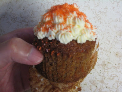 Cinnabon Carrot Cupcake