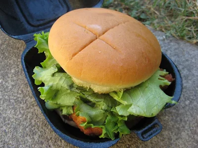 Chick-fil-A Chicken Sandwich Deluxe in its clamshell