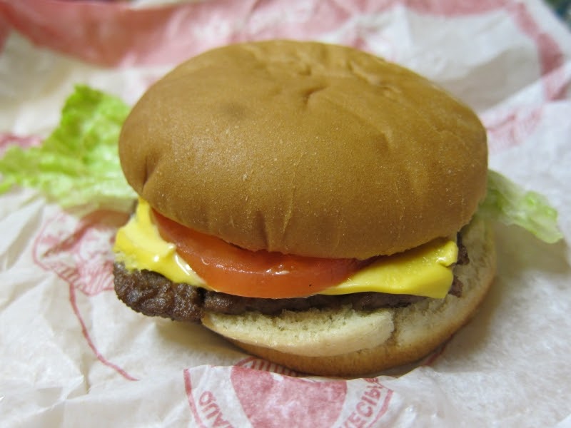 Wendys Jr. Cheeseburger Deluxe from Brand Eating