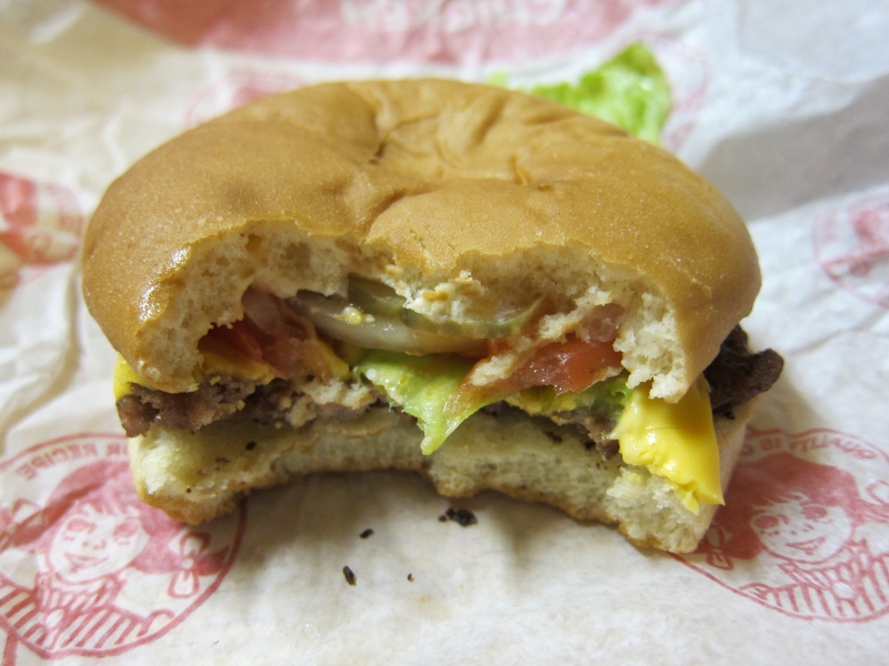 Wendy's single cheeseburger points plus