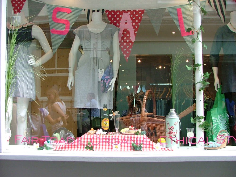 August Store Window Display Equa - Fair Trade Fashion - Organic Clothing - Ethical Style ...