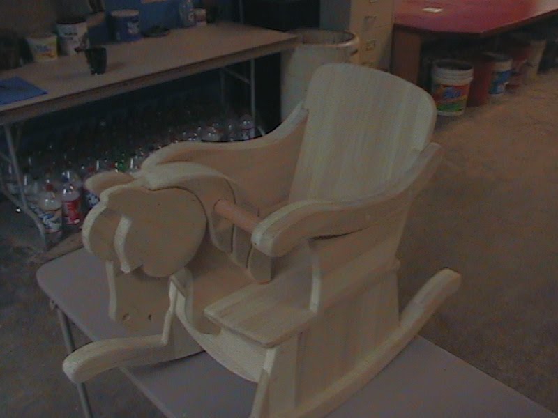 WDDSr Fine Woodworks Rocking Horse Chair