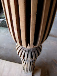 Antic Teak Column.