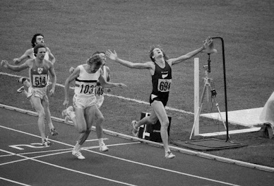 Final de 1.500 metros en Montreal '76, con triunfo de John Walker y plata para Van Damme