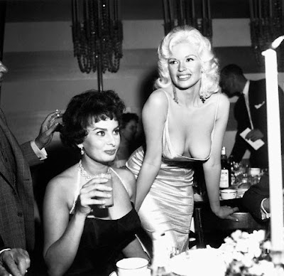 Jayne Mansfield y Sophia Loren