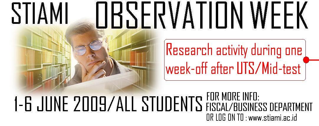 stiami observation week