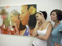 Models with the Painting