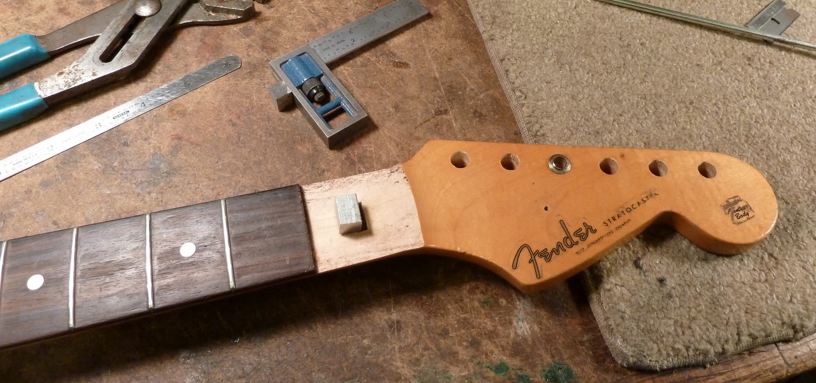 Daily Guitar Repair Strat Truss Rod Repair, or what happens when the