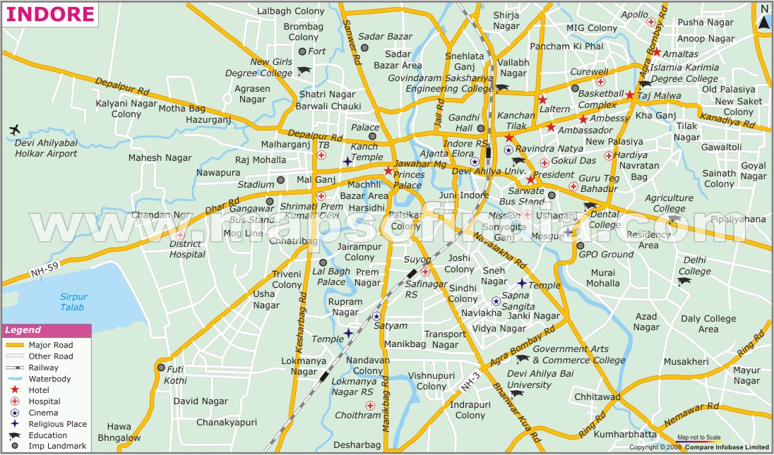 Indore Map 
